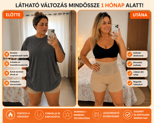 Hőtechnológiás Kompressziós Alakformáló Rövidnadrág